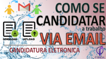 Candidatar a trabalho por email