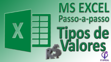 Inserir os tipos de valores no Excel