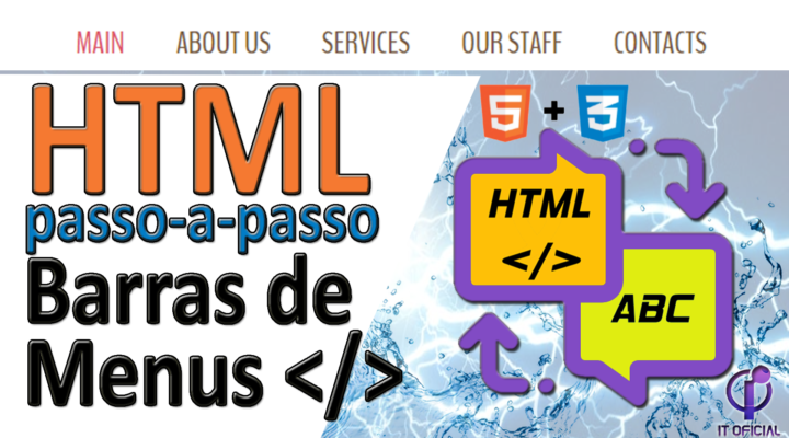 HTML para iniciantes – Menus